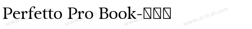 Perfetto Pro Book字体转换